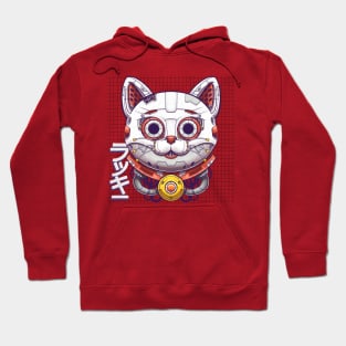 Mecha maneki neko Hoodie